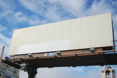 blank billboard