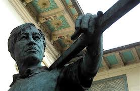 Chavez statue on UT Austin campus