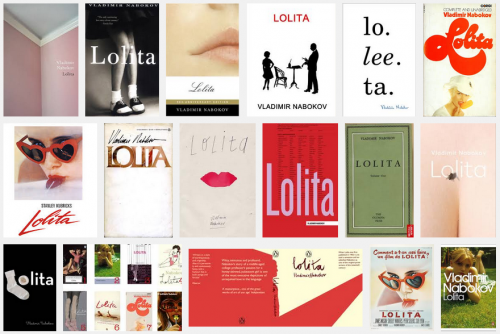 Various covers of the novel Lolita
